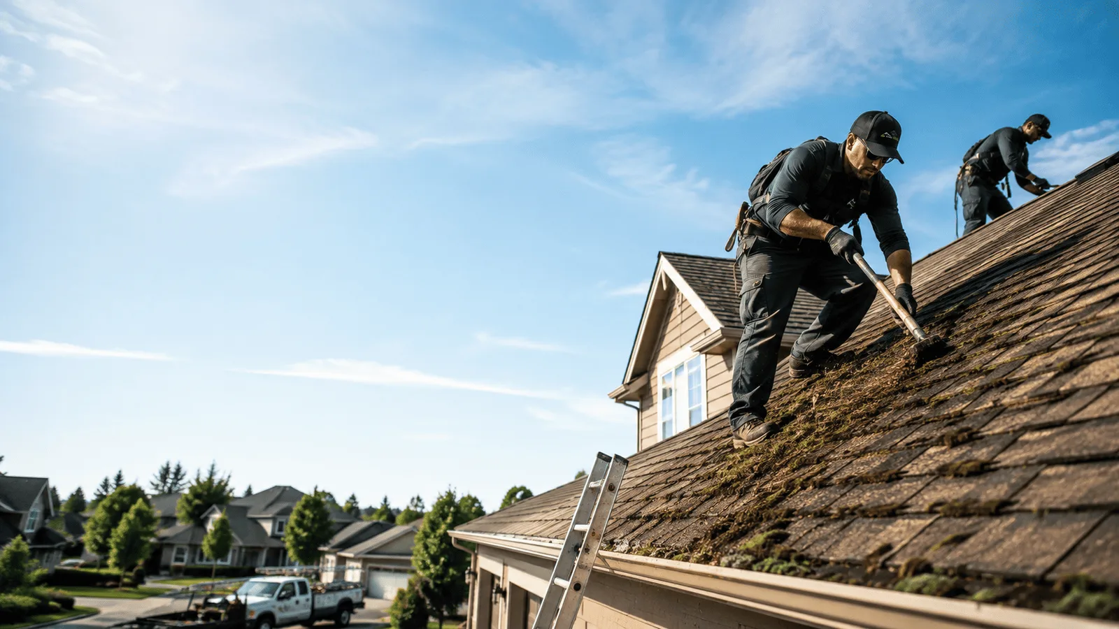 Roof Moss Removal in Cedar Creek, TX near me